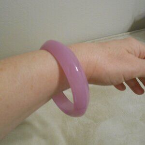 Lavender Acrylic? Bangle Costume Jewelry